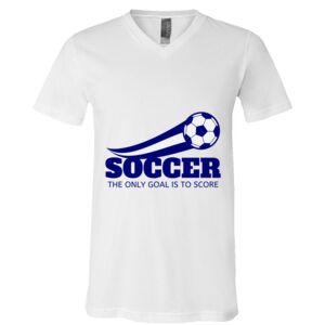 BELLA + CANVAS Unisex Jersey V-Neck Tee Thumbnail