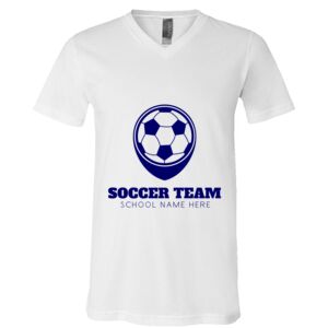BELLA + CANVAS Unisex Jersey V-Neck Tee Thumbnail