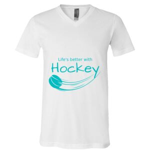 BELLA + CANVAS Unisex Jersey V-Neck Tee Thumbnail