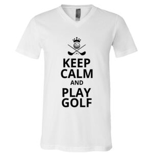 BELLA + CANVAS Unisex Jersey V-Neck Tee Thumbnail