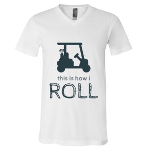 BELLA + CANVAS Unisex Jersey V-Neck Tee Thumbnail