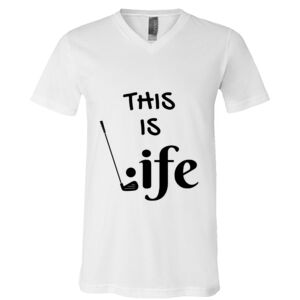 BELLA + CANVAS Unisex Jersey V-Neck Tee Thumbnail