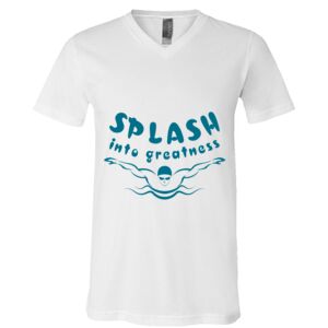 BELLA + CANVAS Unisex Jersey V-Neck Tee Thumbnail