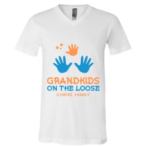 BELLA + CANVAS Unisex Jersey V-Neck Tee Thumbnail