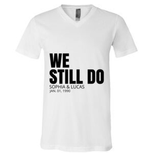 BELLA + CANVAS Unisex Jersey V-Neck Tee Thumbnail