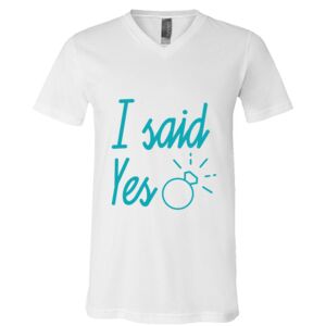 BELLA + CANVAS Unisex Jersey V-Neck Tee Thumbnail