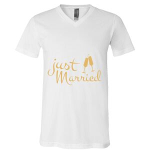 BELLA + CANVAS Unisex Jersey V-Neck Tee Thumbnail