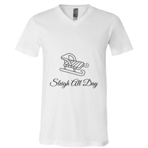BELLA + CANVAS Unisex Jersey V-Neck Tee Thumbnail