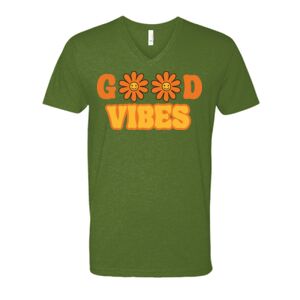 Next Level Fitted CVC V-Neck Tee Thumbnail