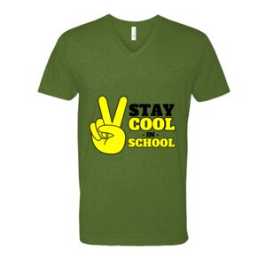 Next Level Fitted CVC V-Neck Tee Thumbnail