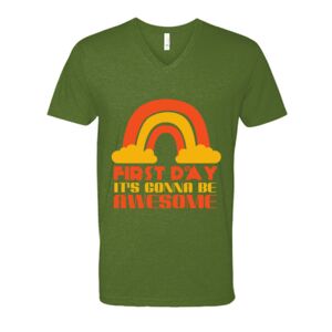 Next Level Fitted CVC V-Neck Tee Thumbnail