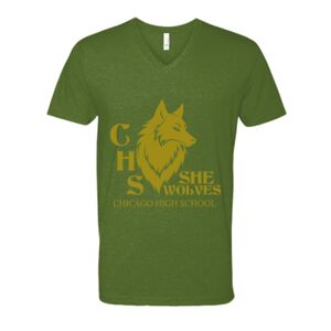Next Level Fitted CVC V-Neck Tee Thumbnail
