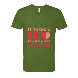 Next Level Fitted CVC V-Neck Tee Thumbnail