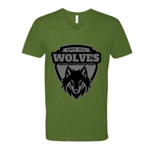 Next Level Fitted CVC V-Neck Tee Thumbnail