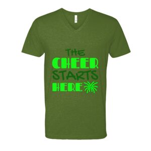 Next Level Fitted CVC V-Neck Tee Thumbnail