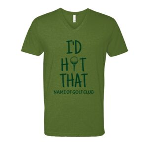 Next Level Fitted CVC V-Neck Tee Thumbnail