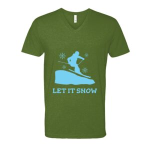 Next Level Fitted CVC V-Neck Tee Thumbnail