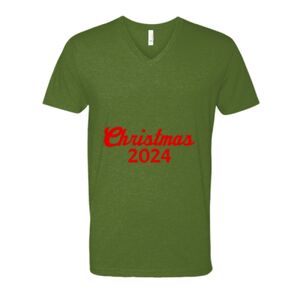 Next Level Fitted CVC V-Neck Tee Thumbnail