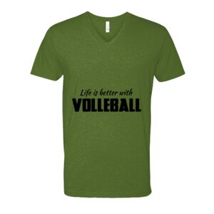 Next Level Fitted CVC V-Neck Tee Thumbnail
