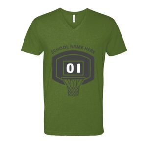 Next Level Fitted CVC V-Neck Tee Thumbnail