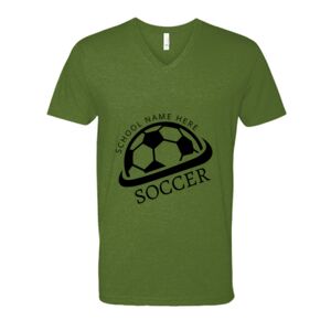 Next Level Fitted CVC V-Neck Tee Thumbnail