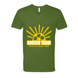 Next Level Fitted CVC V-Neck Tee Thumbnail