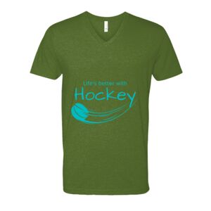 Next Level Fitted CVC V-Neck Tee Thumbnail