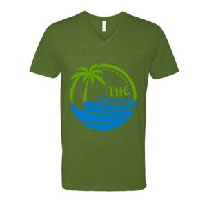 Next Level Fitted CVC V-Neck Tee Thumbnail