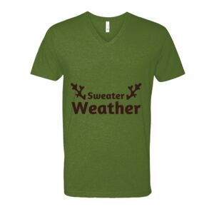 Next Level Fitted CVC V-Neck Tee Thumbnail