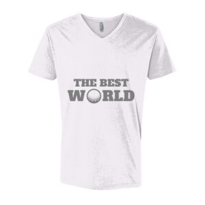 Next Level Cotton V Neck Tee Thumbnail