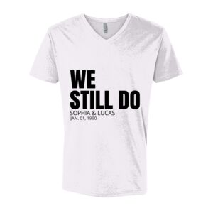 Next Level Cotton V Neck Tee Thumbnail