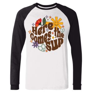 BELLA + CANVAS Long Sleeve Jersey Baseball Tee Thumbnail