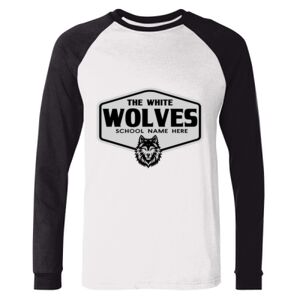 BELLA + CANVAS Long Sleeve Jersey Baseball Tee Thumbnail
