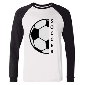 BELLA + CANVAS Long Sleeve Jersey Baseball Tee Thumbnail