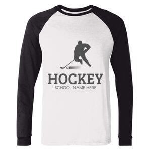 BELLA + CANVAS Long Sleeve Jersey Baseball Tee Thumbnail