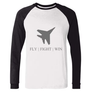BELLA + CANVAS Long Sleeve Jersey Baseball Tee Thumbnail