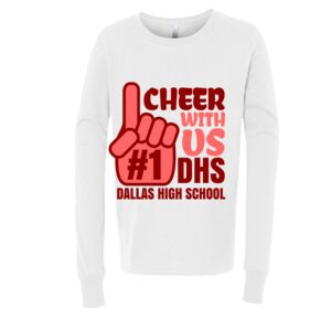 BELLA + CANVAS Youth Long Sleeve Jersey Tee Thumbnail