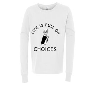 BELLA + CANVAS Youth Long Sleeve Jersey Tee Thumbnail